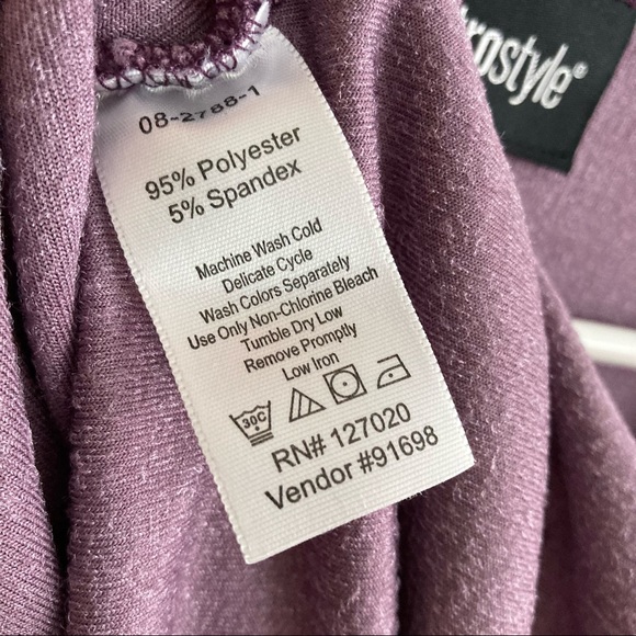 Metro style beautiful purple velvet - Picture 3 of 4